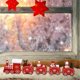 thumbnail image 2 of Juego de tren navideño Decoración de ventana de tren pequeño de cinco secciones, 2 of 5