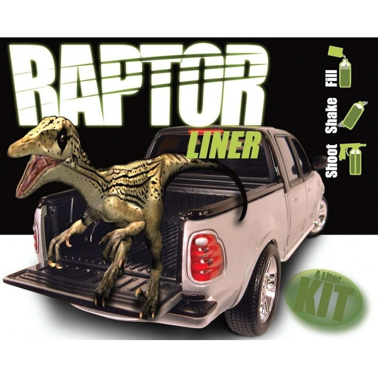 U-POL Products 0820 Raptor Black Truck Bed Liner Kit - 4 Liter