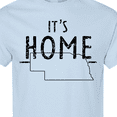 thumbnail image 4 of Inktastic It's Home State of Nebraska Outline Distressed Text T-Shirt, 4 of 5