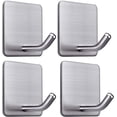 thumbnail image 1 of Ganchos adhesivos para toallas de alta resistencia, se pegan en el soporte para toallas, perchas de pared, ganchos adhesivos impermeables de acero inoxidable para colgar en el baño, cocina,, 1 of 5