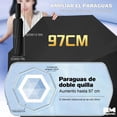 thumbnail image 4 of Sombrilla Paraguas Automática 12k 30 cm Colores Surtidos negro, 4 of 9