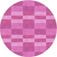 thumbnail image 1 of Ahgly Tapis Rond Lavable en Machine Intérieur Transitionnel Violet Violet, 7 Pieds Rond, 1 of 7
