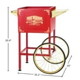 thumbnail image 2 of Popcorn Cart for 8 Ounce Popcorn Machines - Red, 2 of 3