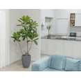 thumbnail image 4 of 84.3'' Artificial Japanese Blueberry tree in a tall beige fiberstone planter perfect for indoor and outdoor use, 4 of 6