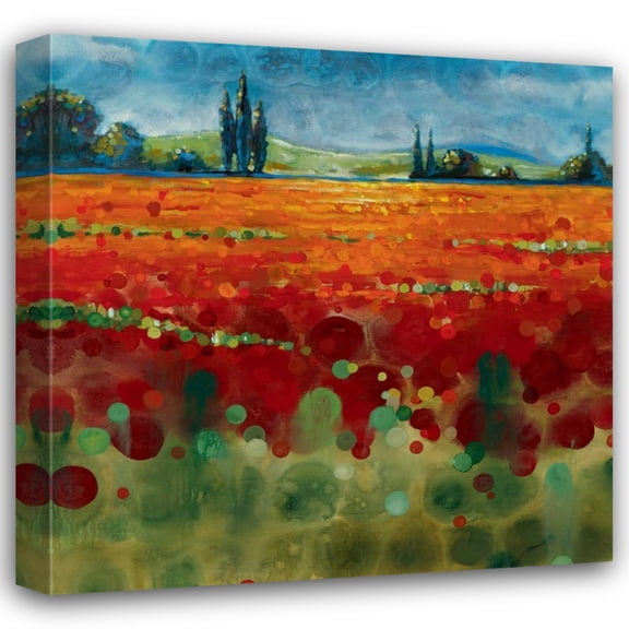 Selina Werbelow 20x20 Gallery Wrapped Canvas Wall Art Titled - Spring Meadows II