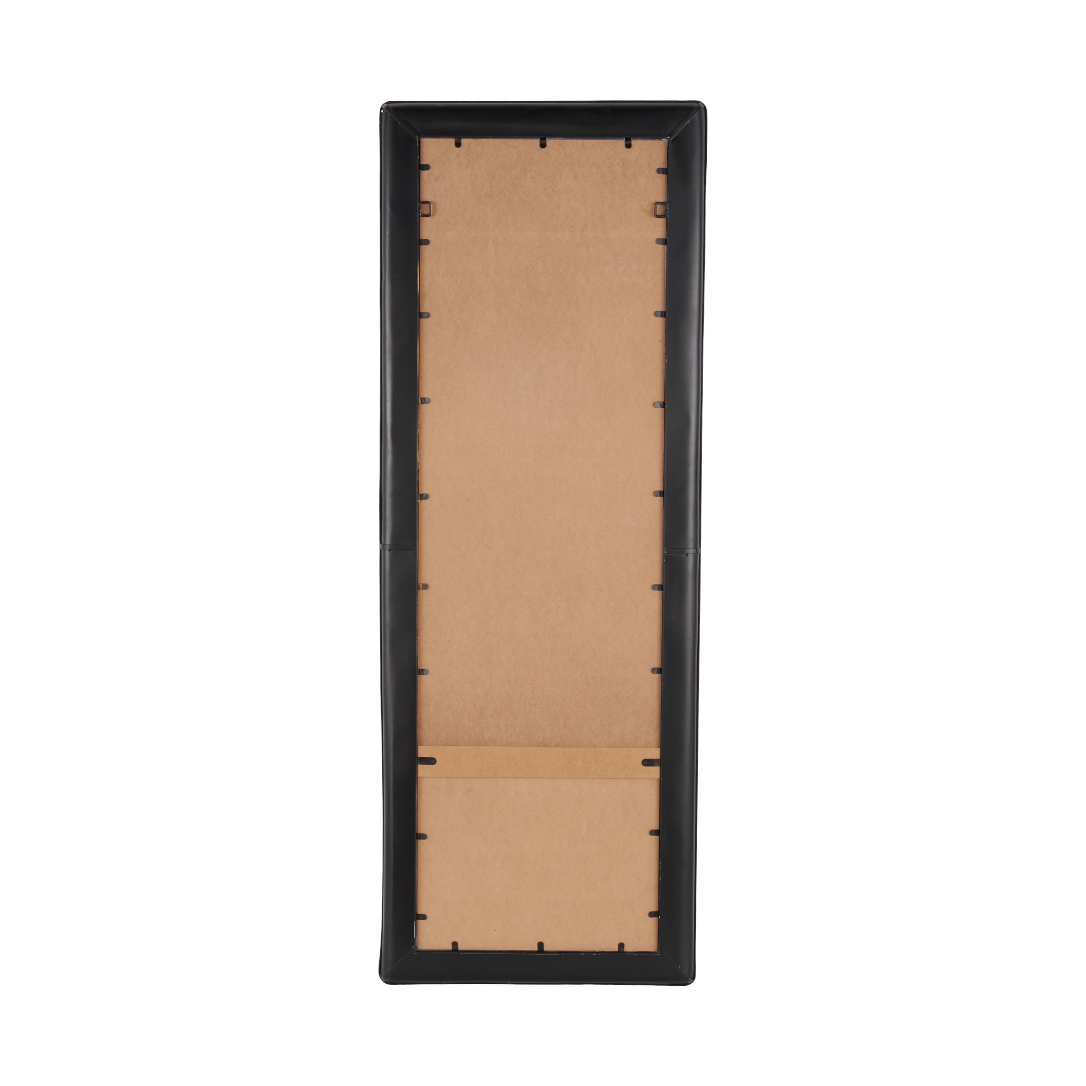 DecMode 25" x 69" Gold Wall Mirror with Textured Frame