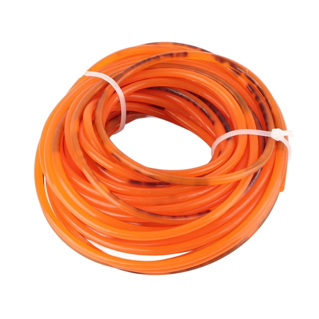 Orange Smooth Surface PU Polyurethane Round Belt for Drive Transmission(3mm*10m)