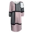 thumbnail image 5 of Pisexur Robe à Manches Longues à Col en V Robe Imprimée à Manches Longues pour Femmes Robe Ample Robe Mode Robe pour Femmes en Liquidation, 5 of 5