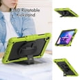 thumbnail image 3 of For Lenovo Tab M10 Plus (3rd Gen) Case 10.6 inch, 360 Rotating Shockproof Cover with Stand, Screen Protector, Shoulder Strap (TB-X6C6/TB-X606), Lime, 3 of 7