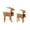 Large & Small Set - 2 Pieces, variant on Vallivelle 2PCS Woven Rattan Reindeer Christmas Decor Set - 11.8" & 9.4" Wicker Deer Figurines with Velvet Bows - Farmhouse Xmas Gifts Indoor Christmas Decorations for Home, Mantel, Shelf & Entryway