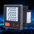 thumbnail image 2 of Probador de Corriente ANGGREK LNFA73 Pantalla LCD Inteligente medidor de Corriente Trifásico Digital AC, 2 of 8