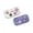 Purple (NS Layout), variant on IINE Pocket Retro Game Controller, Hall Effect Joysticks, 1000Hz Polling Rate, Portable Mini Bluetooth Gamepad for Switch PC Mobile