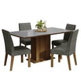 thumbnail image 1 of Juego de Comedor con Mesa de Vidrio y 4 Sillas Madesa Avril MGP, 1 of 9