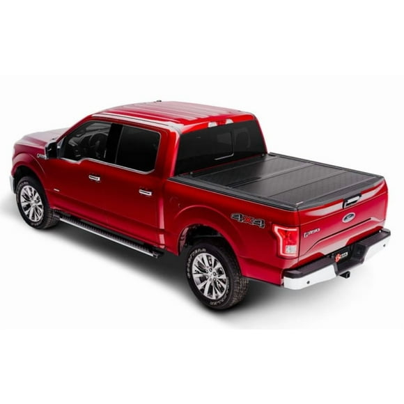 BAK Industries Couvercle Tonneau 226310 BAKFlip G2; Panneau Rigide Pliable; Verrouillable avec Poignée de Hayon; Noir; Aluminium; Peut Être Utilisé avec Boîte à Outils BAK