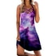 thumbnail image 1 of WILLBEST Vestido Portátil Para Mujer, Moda Primavera/Verano 2025, Informal, Con Cordones Y Estampado De Estrellas, Vestido Playero, 1 of 3