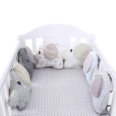 Joyfeel Clearance Baby Crib Bed Bumper 6pcs Newborn Backrest
