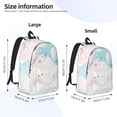 thumbnail image 3 of Yiaed Cute Elephant Print Backpack, Premium Laptop Backpack, Travel Backpack for Women, Lightweight Backpacks, Comfortable Back Pack-Medium, 3 of 5