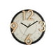 thumbnail image 1 of Reloj de Pared Billuyoard Americano Movimiento Silencioso Decoración del Hogar Oro Viejo, 1 of 1
