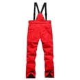 thumbnail image 4 of Men's Women's Insulated Snow Bib - Water Resistant Ski Overall Pants (S-3XL), 4 of 4