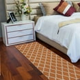 thumbnail image 2 of Ottomanson Non-Slip Hallway Runner Rug 2'2" x 6' Perfect for High Traffic Areas, Orange Trellis, 2 of 8