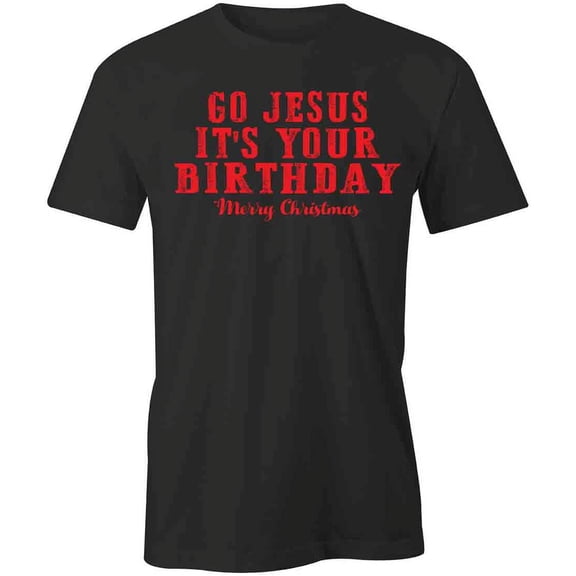 Go Jesus T-Shirt | Religious Christian Black Tee Gift