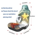 thumbnail image 3 of Honeii Seashell On The Beach Print Car Seat Cover,Car Interior Covers,Universal Fit Seat Protector, Compatible with Most Cars, SUVs, Trucks, and Vans, 3 of 5