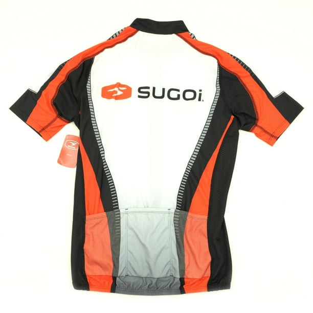 Sugoi Bike Cycling RS Jersey Small Red/White/Black Reflective 