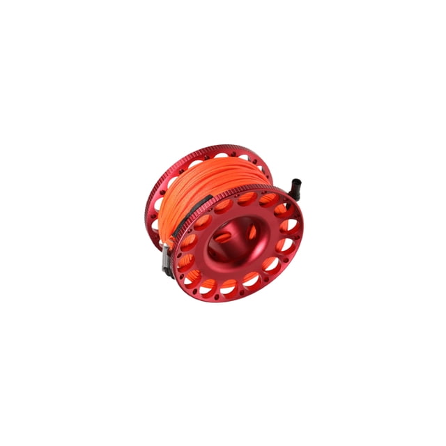 yingyy Reel Safety High Density 30m Rope Lightweight Aluminum Cave Diving Tech Spool Swimming Accessories Equipment Red