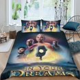 thumbnail image 2 of En tus sueños Conjunto de sábanas temático, trío de piezas, cómodo y amigable con la piel, diseño único, regalo de decoración para el hogar para familiares, amigos y fans, 90 cm * 190 cm, 2 of 6