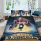 thumbnail image 2 of En tus sueños Conjunto de sábanas temático, trío de piezas, cómodo y amigable con la piel, diseño único, regalo de decoración para el hogar para familiares, amigos y fans,135cm *200cm, 2 of 6