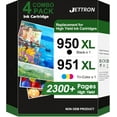 thumbnail image 1 of 950XL 951XL Ink Cartridge for HP 950 and 951 ink cartridges Combo Pack for HP OfficeJet Pro 8100 8110 8600 8610 8615 8616 8620 8625 8630 8640 Printer, 1 of 9