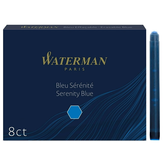 Pluma estilográfica Waterman Multicolor con 8 cartuchos de tinta