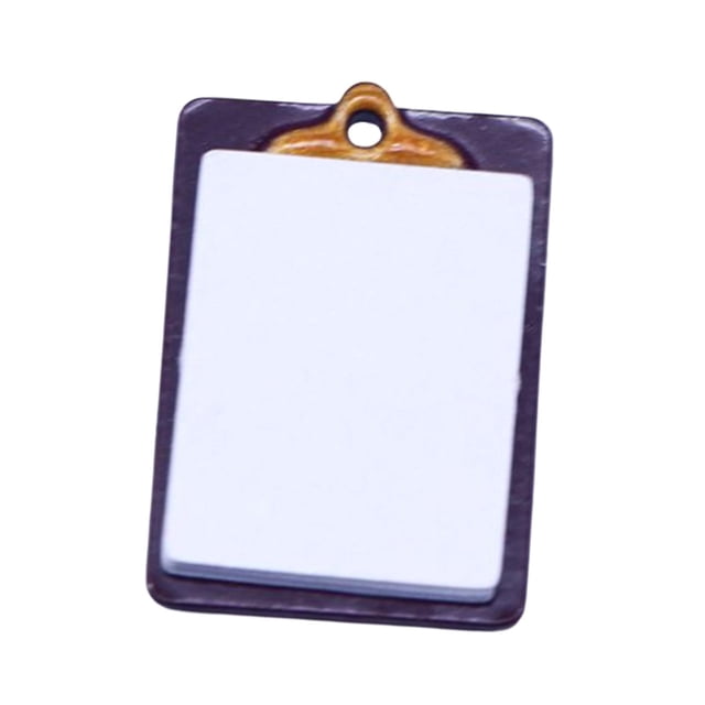 Tablero de escritura en miniatura Hugo para casa de muñecas Mini tablero de escritura