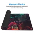 thumbnail image 3 of Rateoe Red And Green Carnation Print Mouse Pad - Extended Large Gaming Mousepad,Non-Slip Stitched Edge,16x29.5 Inch, 3 of 8