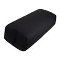 thumbnail image 1 of Almohada de yoga con funda suave y elástica, lavable a máquina, para la zona lumbar. Rectángulo negro, 1 of 9
