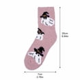 thumbnail image 3 of Voska Womens Halloween Thick Warm Mid Calf Socks Novelty Cozy Fall Winter Loungewear, 3 of 7