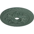 thumbnail image 3 of Ekena Millwork 23 5/8"OD x 3"ID x 2"P Bordeaux Deluxe Ceiling Medallion (Fits Canopies up to 4"), Hand-Painted Cloud Burst, 3 of 6