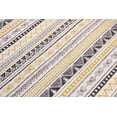 thumbnail image 2 of Alfa Rich 3x10 Yellow Black Area Rugs for Living Room Aztec Cotton Washable Pet Friendly Runner, 2 of 5