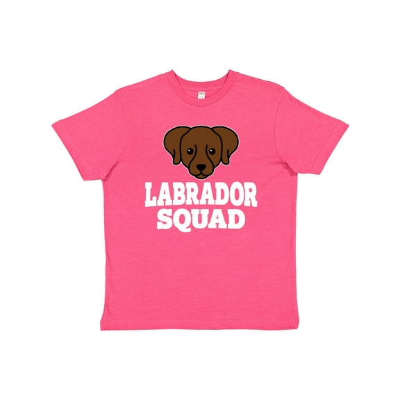 Inktastic Dog Chocolate Labrador Squad Youth T-Shirt
