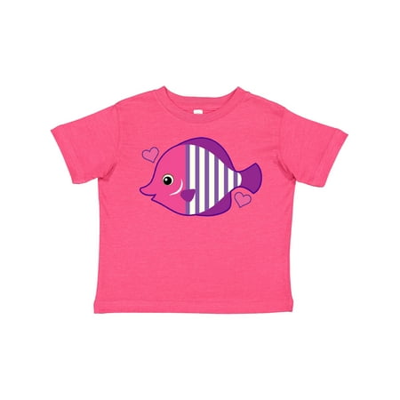 

Inktastic Cute Tropical Fish Beach Vacation Gift Toddler Toddler Girl T-Shirt