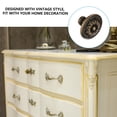 thumbnail image 4 of EeaseCA 4pcs Simple Bronze Round Knobs European Style Handle for Cabinet Furniture, 4 of 8
