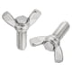 thumbnail image 1 of Paquete de 10 tornillos mariposa con ala M8-1.25x20mm, tornillos mariposa de acero inoxidable 304, 1 of 5