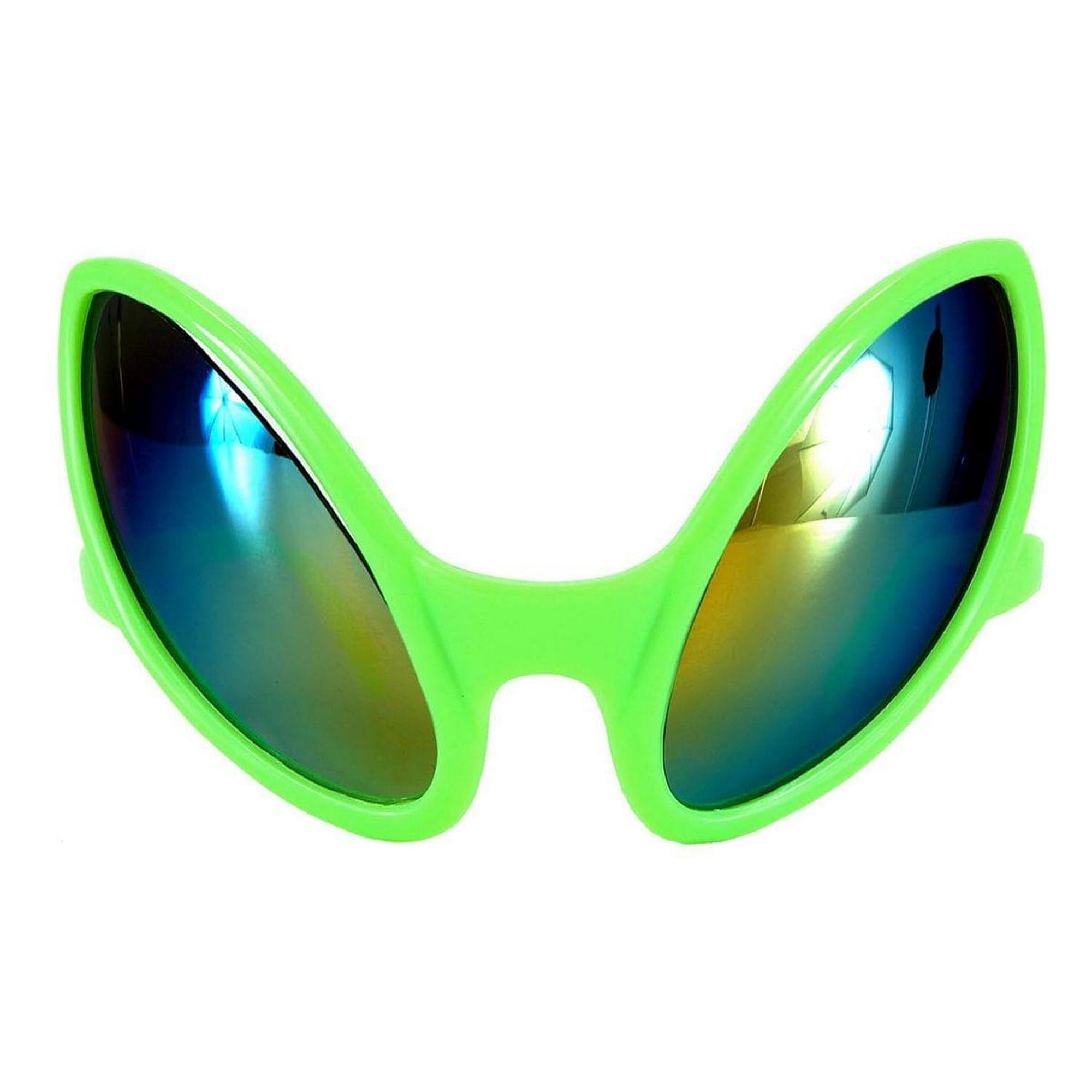 CXチャレンジ　 KEEP YOUR EYES エイリアン pr+ Close Encounter Alien Costume Mirrored Glasses Green Adult One