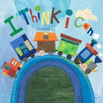 Oopsy Daisy's Chugga Chugga Train Canvas Wall Art, 18x18