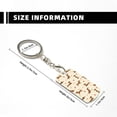 thumbnail image 4 of Goofa Heart Dachshund Printed Rectangular Metal Keychain Bag Charm Floral Charm for Purse Keys Metal Keyring Gift for Women Accessories, 4 of 7