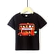 thumbnail image 1 of Summer Fun Car Print Cotton T-Shirt for Youngsters - Casual Round Neck, Short Sleeve Top for Boys & Girls, 1 of 6