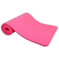 thumbnail image 6 of Signature Fitness 1" Extra Thick Exercise Yoga Mat with Carry Strap, Pink, 6 of 6