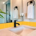 thumbnail image 3 of Mi Alma Solid Yellow Peel & Stick Vinyl Backsplash Tiles 5x5, 24 pcs, 3 of 10