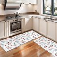 thumbnail image 3 of Kitchen Rugs Sets Of 2,White Cow Milk Cloud Pattern Anti Fatigue Kitchen Mat Rugs Non Slip Washable,Decorative Kitchen Floor Mats for Kitchen,Sink,Laundry,17"X47", 3 of 5