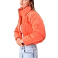thumbnail image 4 of Women's Crop Short Jacket Cropped Puffer Jackets for Women Warm Winter Lightweight Coat, 4 of 6